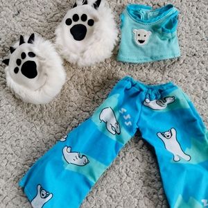 Groovy Girls Polar Bear PJ Clothing Set